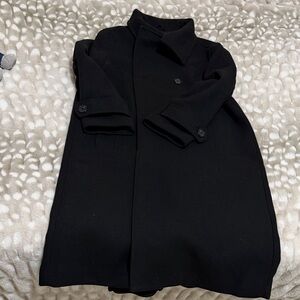 H&M womens  Black Trench Coat